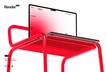 MacBook Air Mockup Set