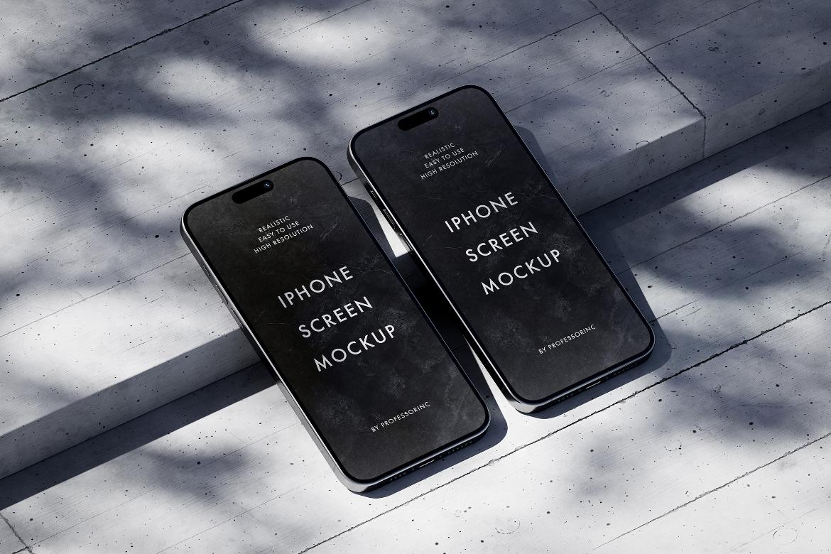 iPhone Pro Max Mockup Set