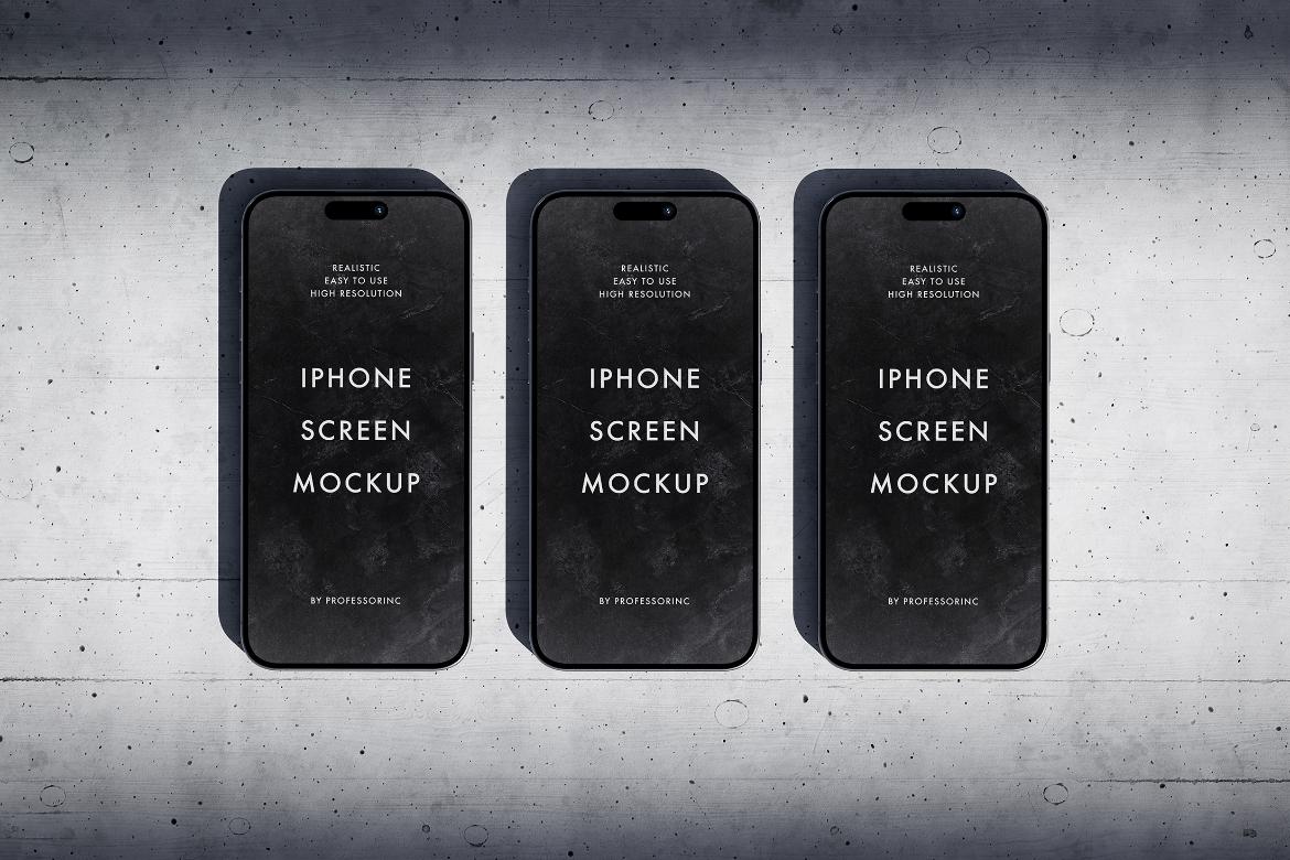 iPhone Pro Max Mockup Set