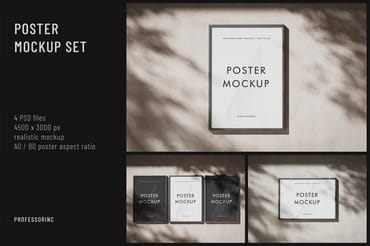 A0 / B0 Poster Mockup Set