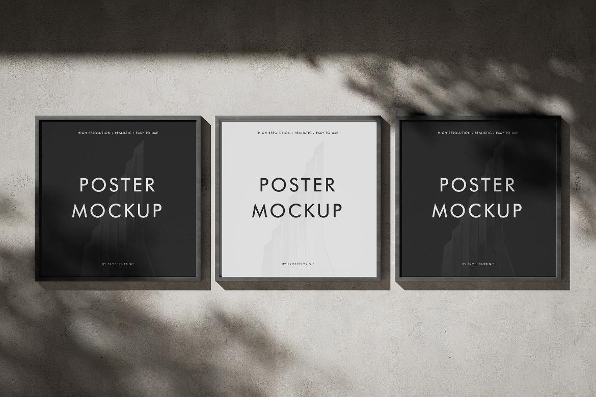 Square Poster Mockup