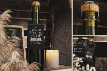 Bottle Neck Hang Tag Mockup