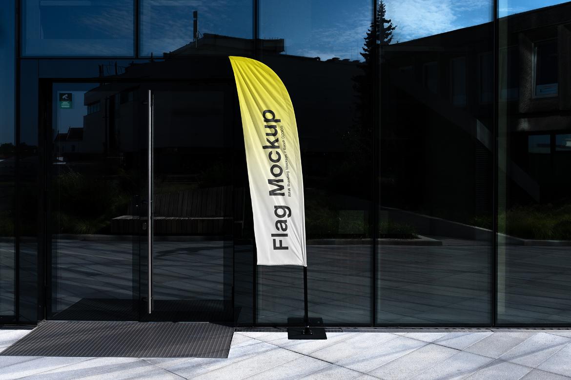 Flag Advertising Mockup Scene Raw-05