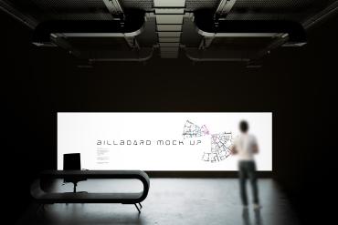 Digital Screen Advertising Mockup