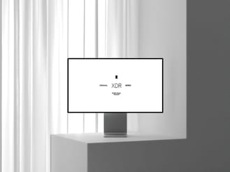 Pro Display XDR - Curtain Series Free Mockup