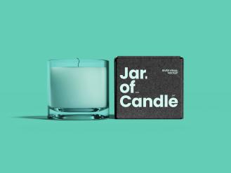 Jar of Candle Free Mockup