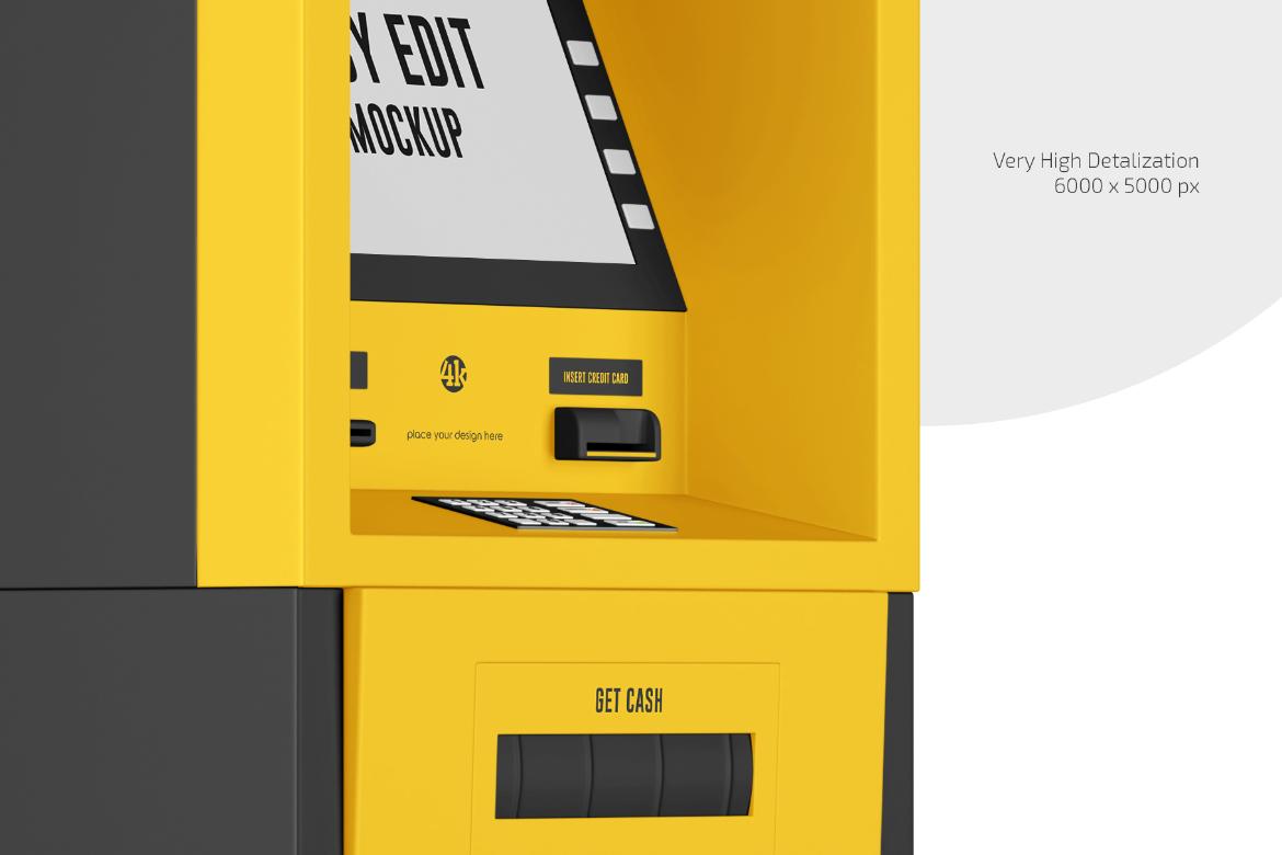 ATM Machine Mockup Set