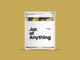 Plastic Jar Clear Free Mockup