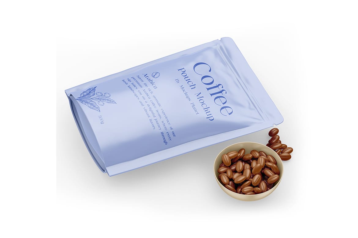 Coffee Pouch Mockups