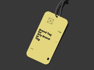 Brand Tag Free Mockup