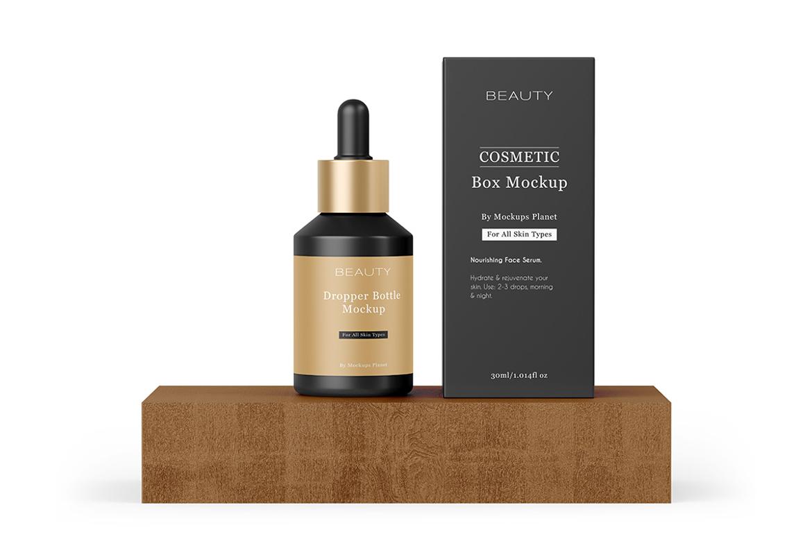 Dropper Bottle with Box Mockups