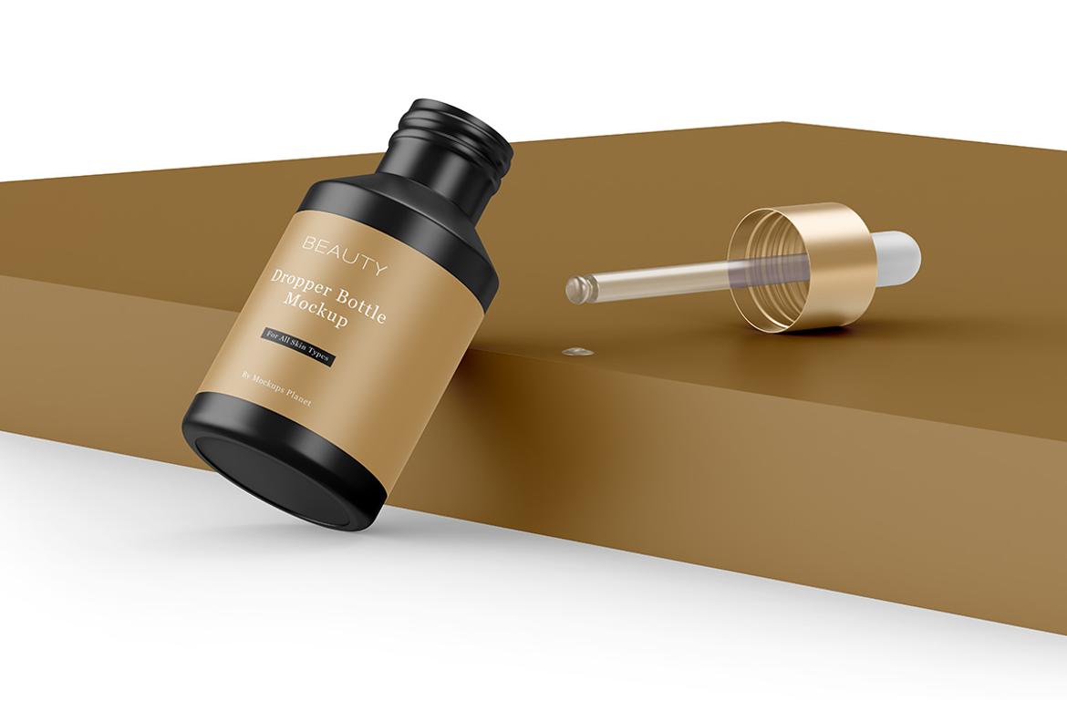 Dropper Bottle with Box Mockups
