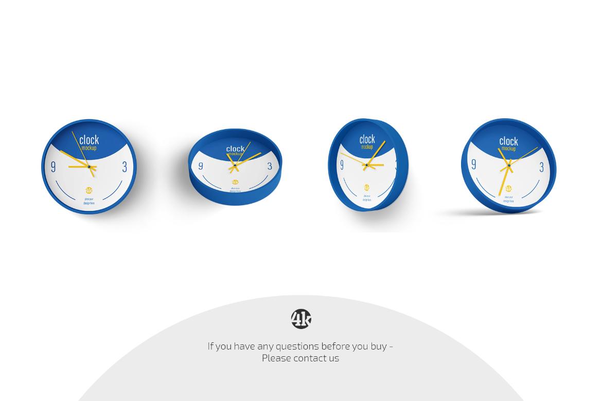 Clock Mockup Set