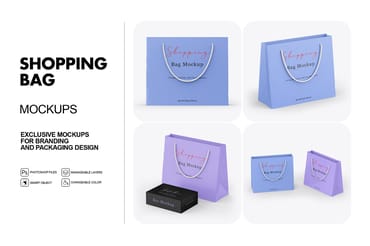 Shopping Bag Mockups