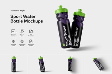 Sport Water Bottle Mockups