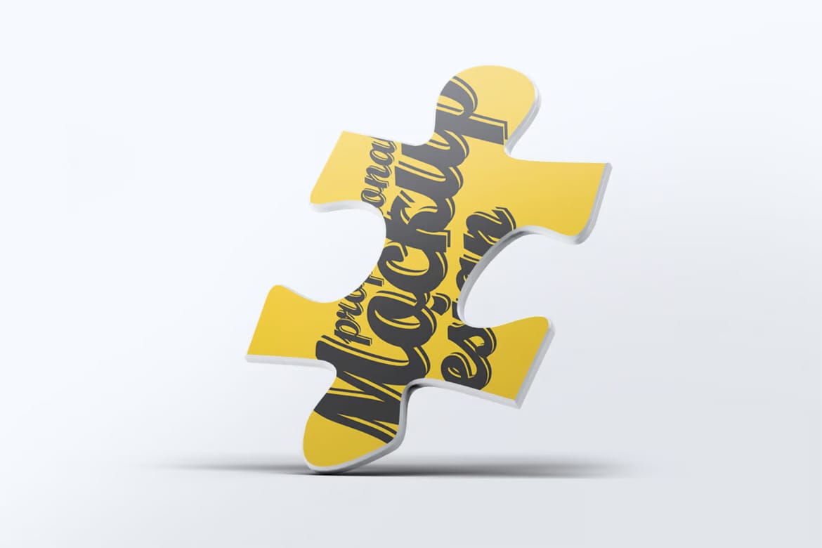 One Puzzle Piece Mock-Up