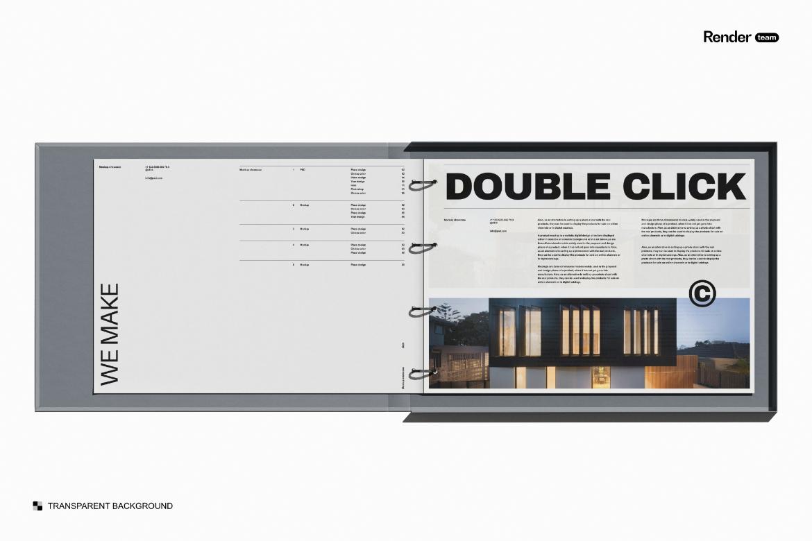Binder Mockup Set