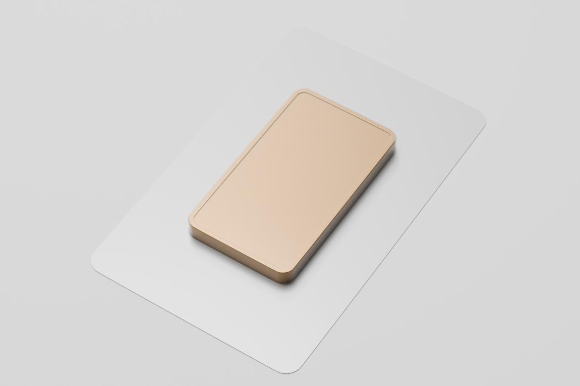 Gold Bar Free Mockup