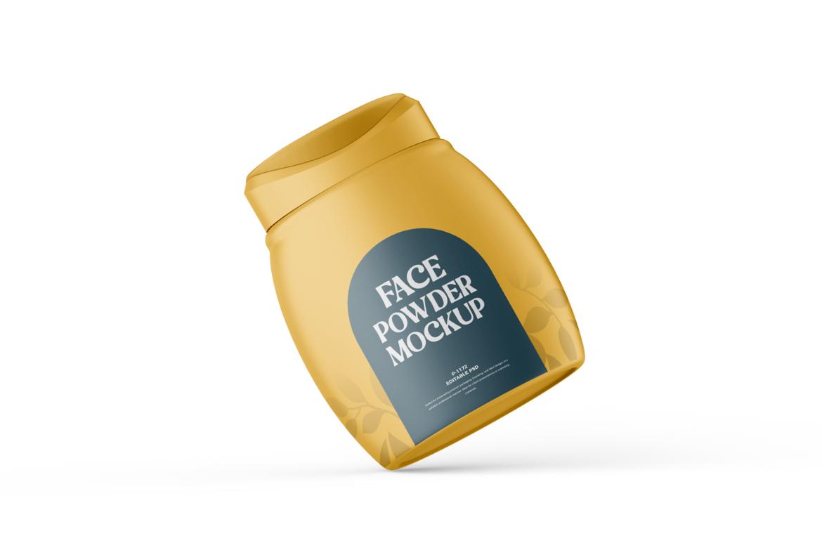 Powder Bottle Mockup