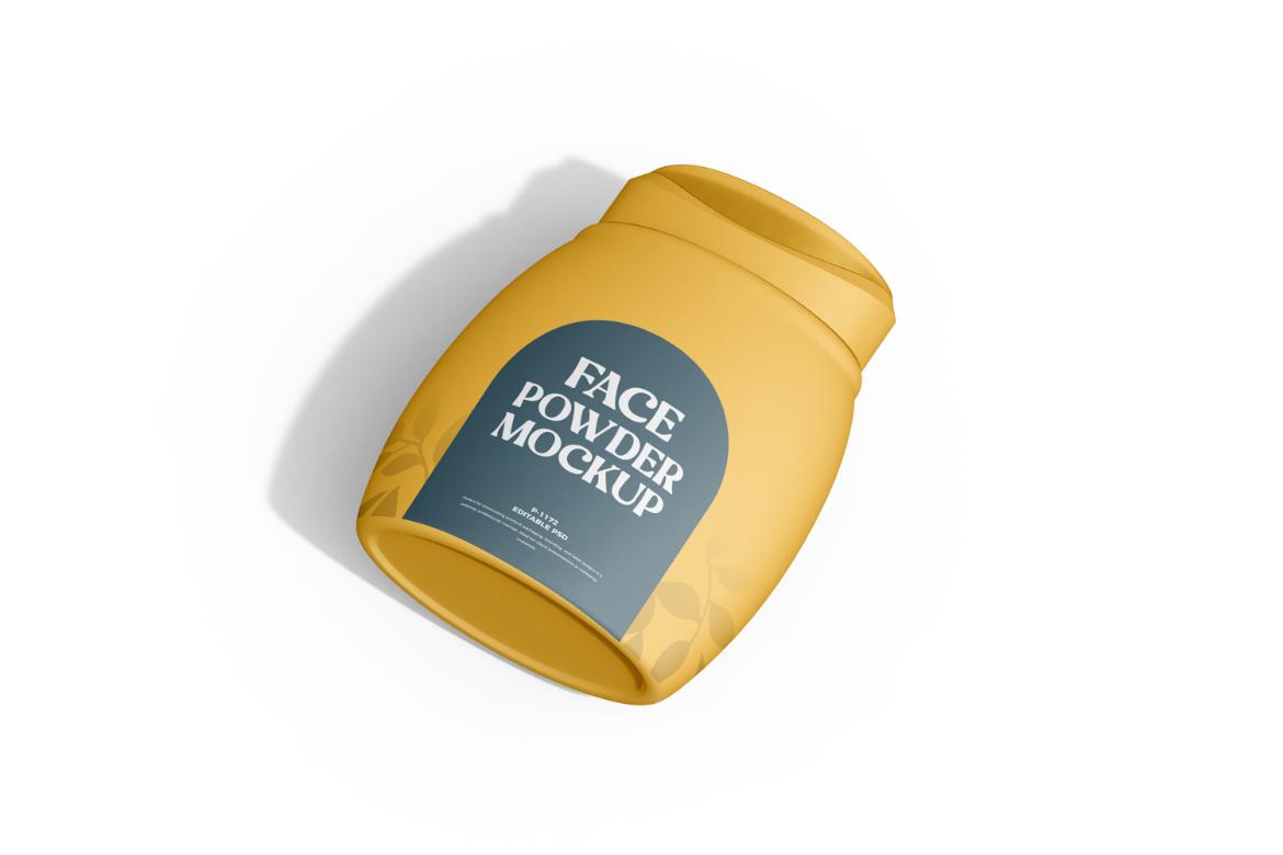 Powder Bottle Mockup