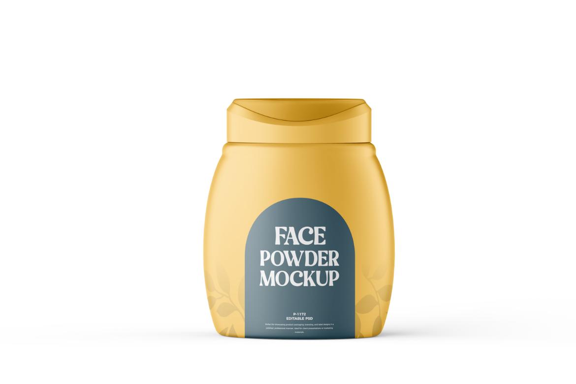 Powder Bottle Mockup