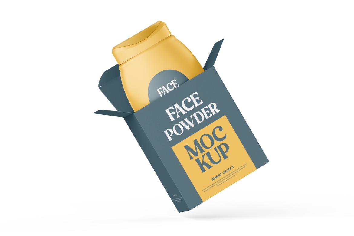 Powder Bottle Mockup