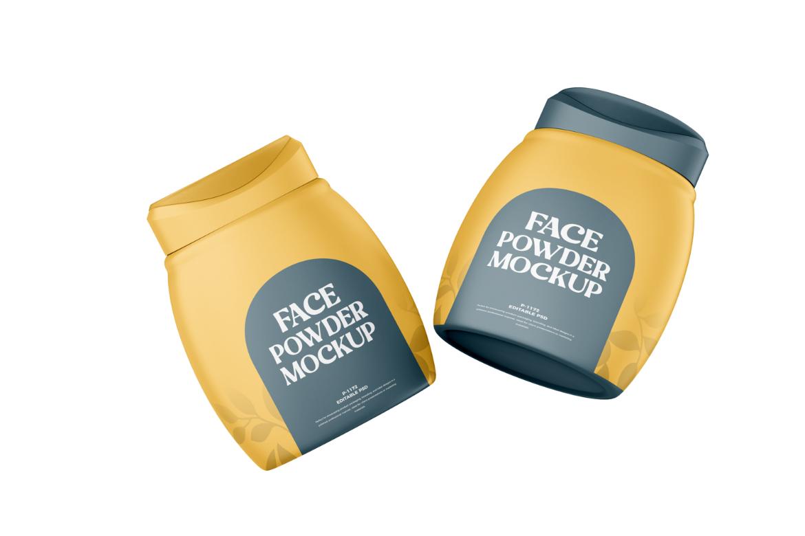 Powder Bottle Mockup