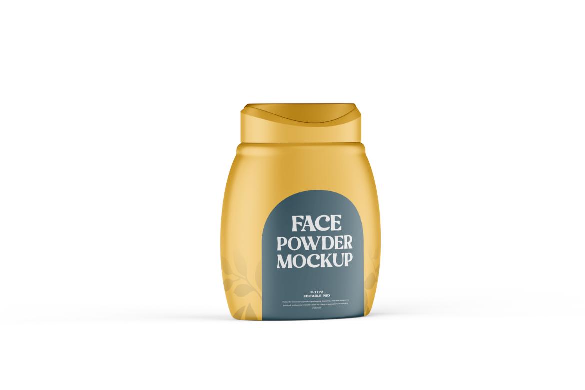 Powder Bottle Mockup