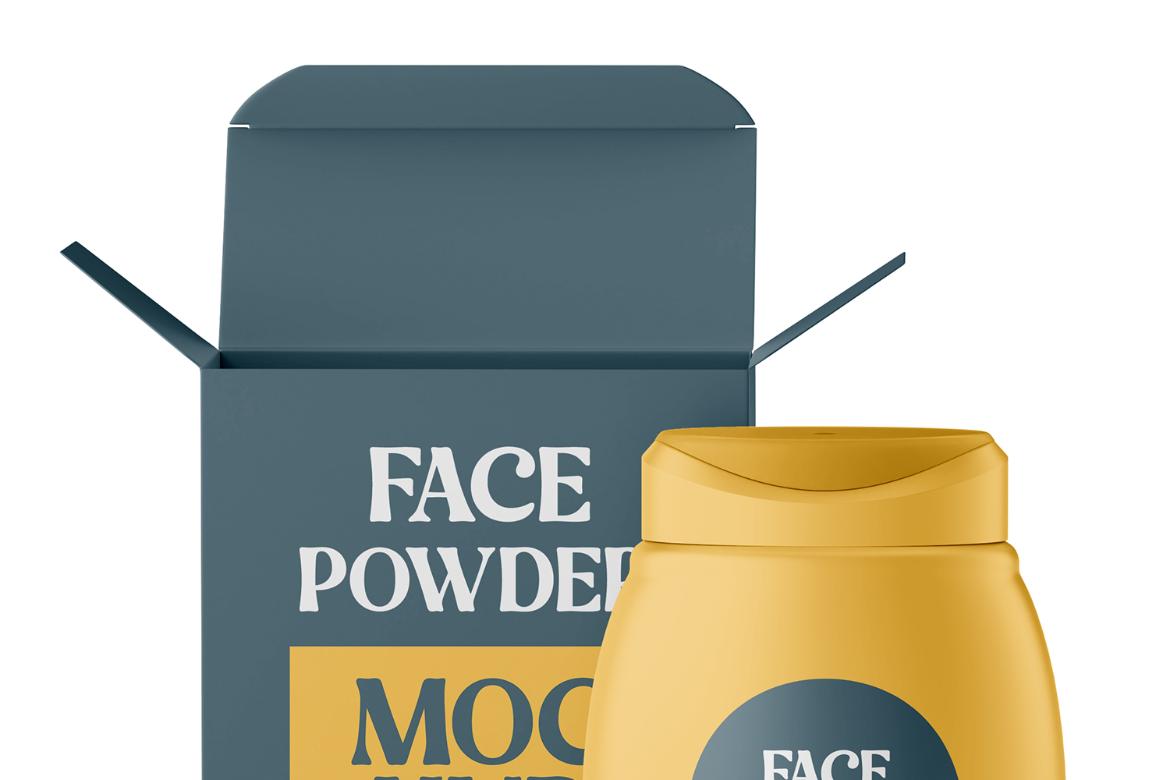 Powder Bottle Mockup