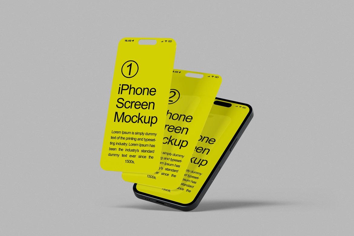 Phone Screen Mockup