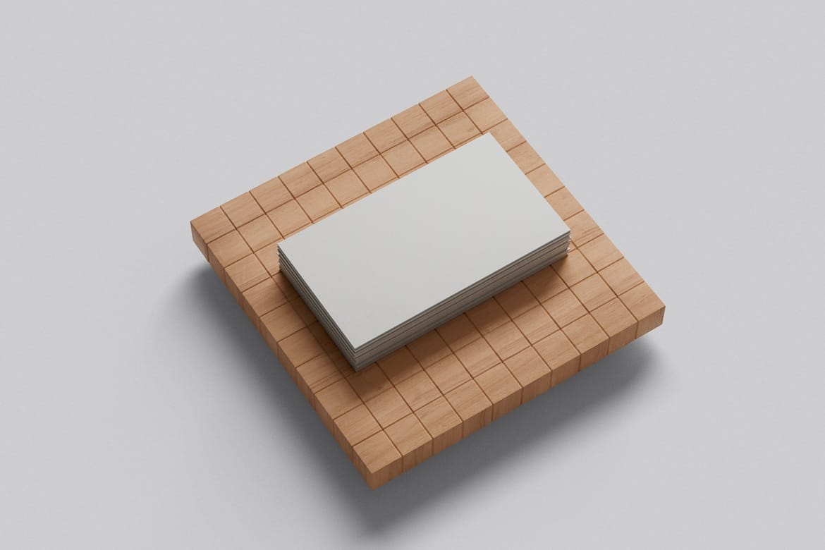 3.5x2'' Business Card Mockup
