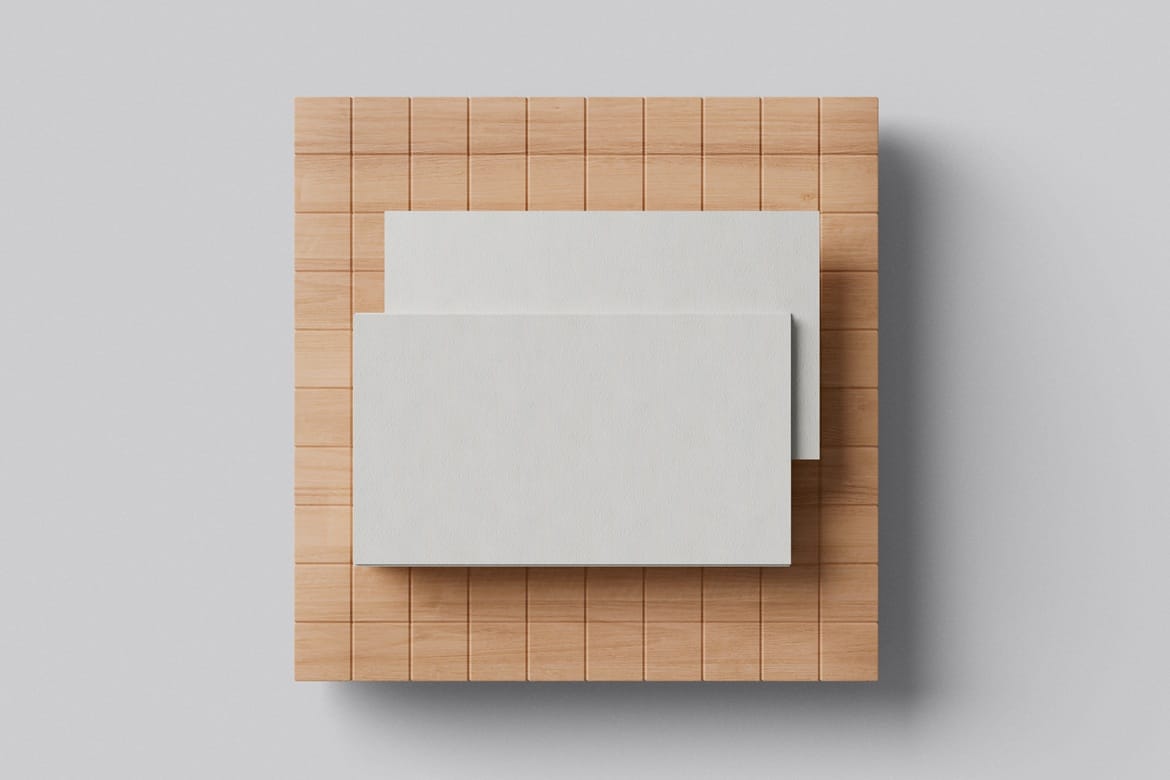 3.5x2'' Business Card Mockup
