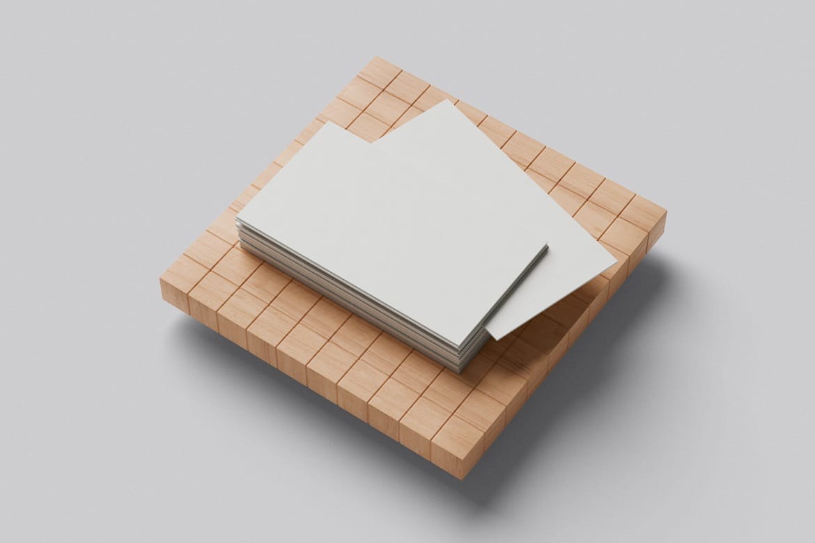 3.5x2'' Business Card Mockup