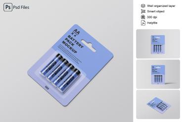 AA Battery Pack Mockup
