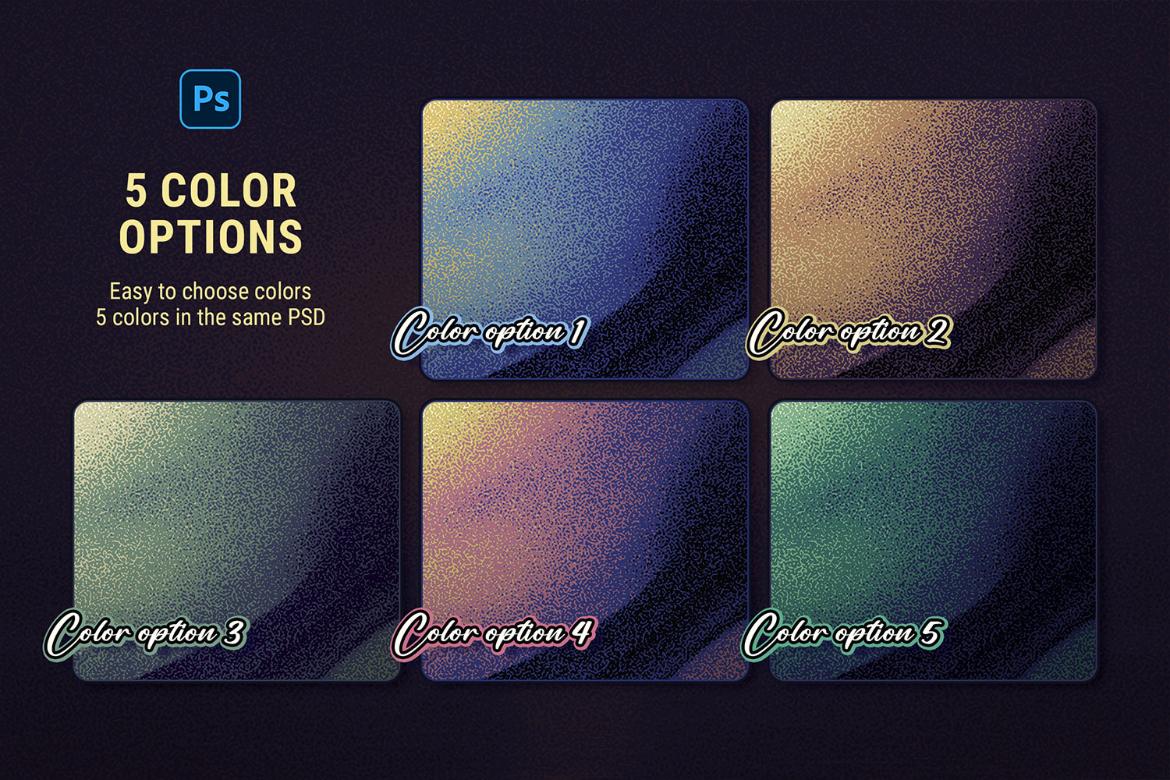 Stipple Shading Photoshop Template