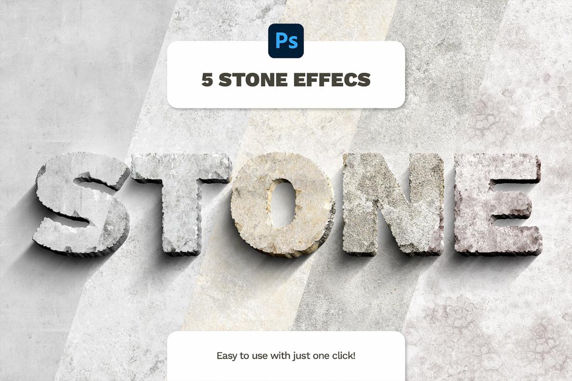 Stone Effect Photoshop Action