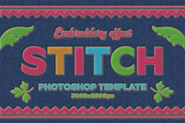 Embroidery Photoshop Mockup