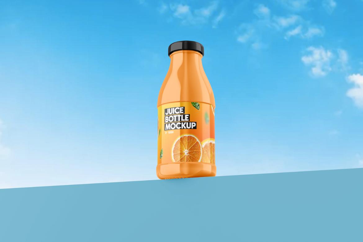 Juice Bottle Mock-Up