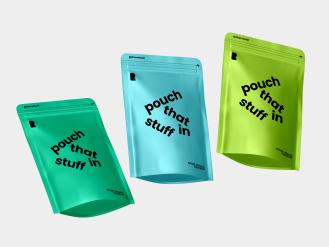 Standing Pouch Free Mockup