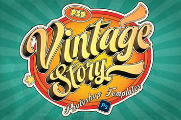 Retro Vintage Text Effects