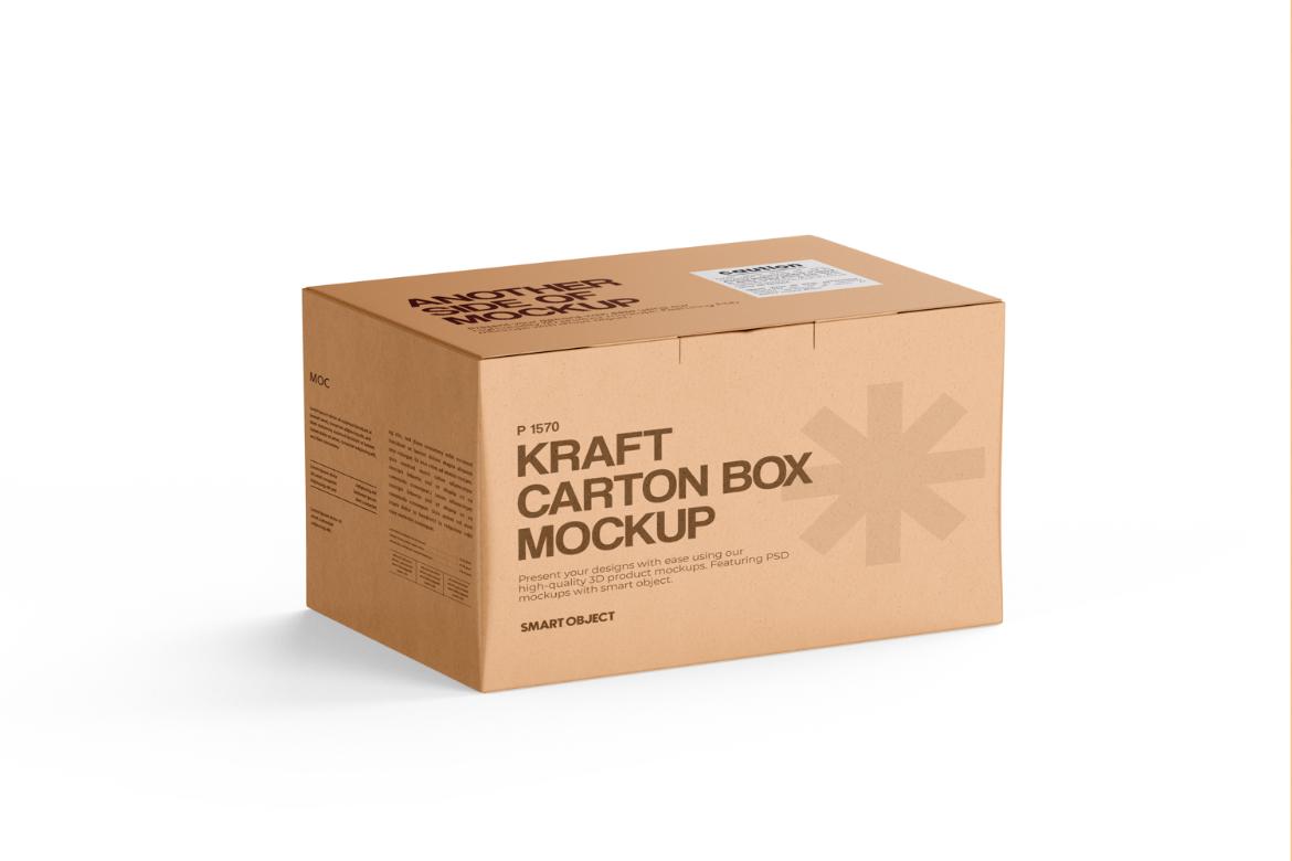 Carton Box Mockup