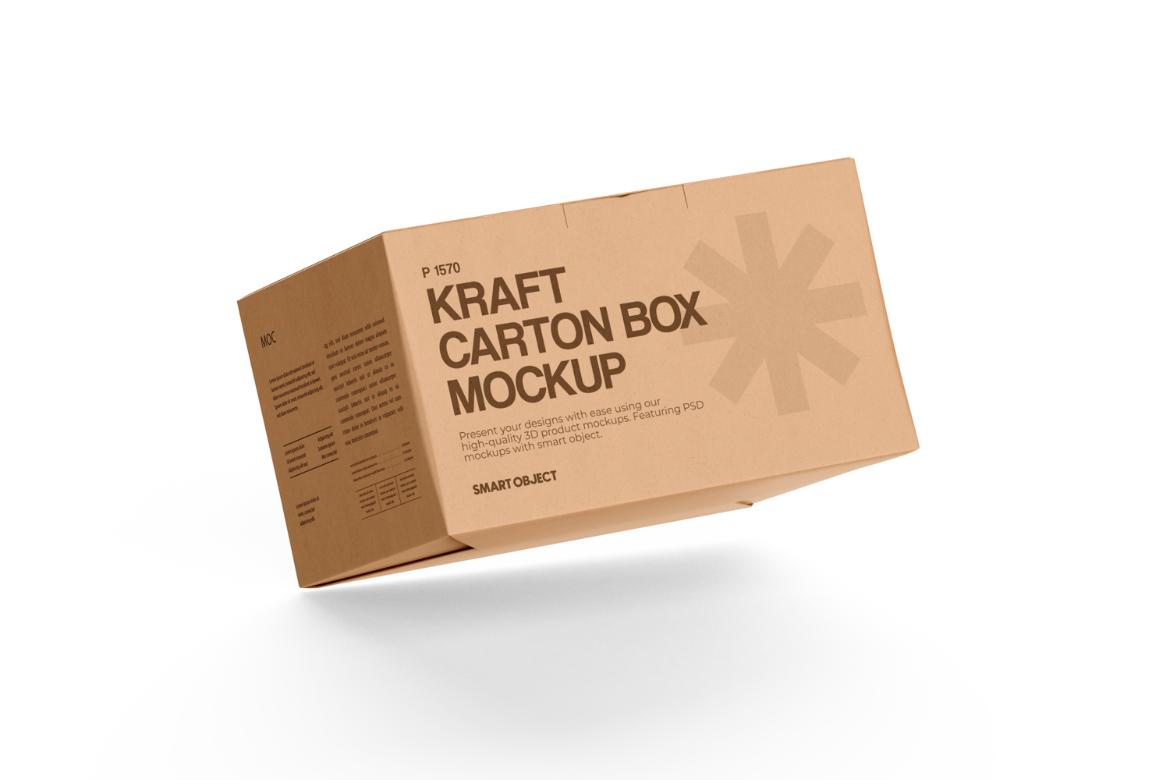 Carton Box Mockup