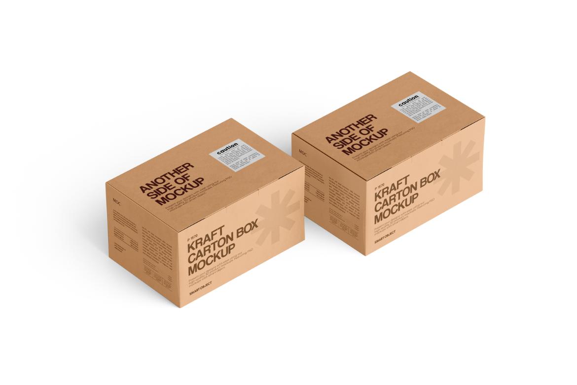 Carton Box Mockup