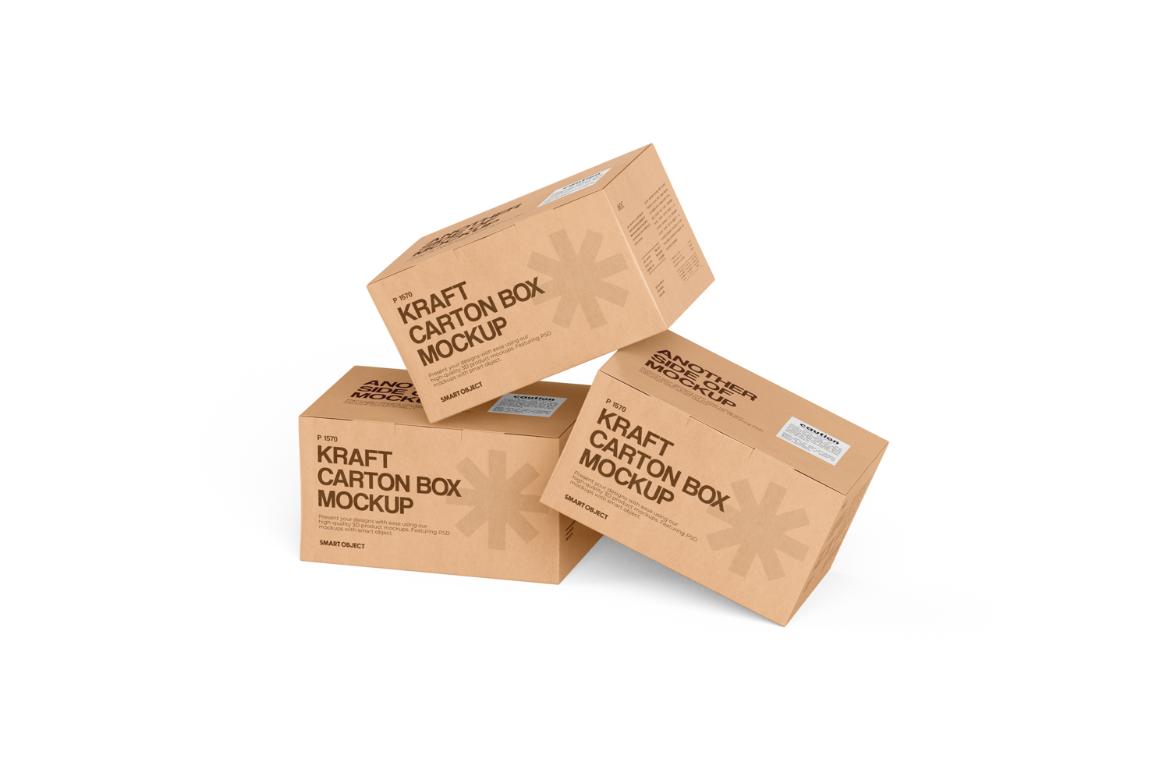 Carton Box Mockup