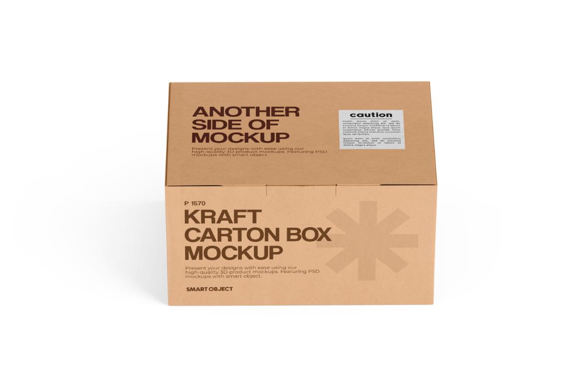 Carton Box Mockup