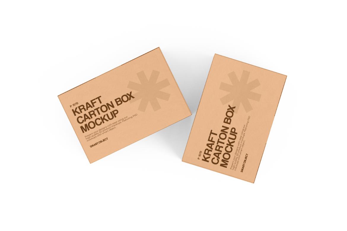 Carton Box Mockup