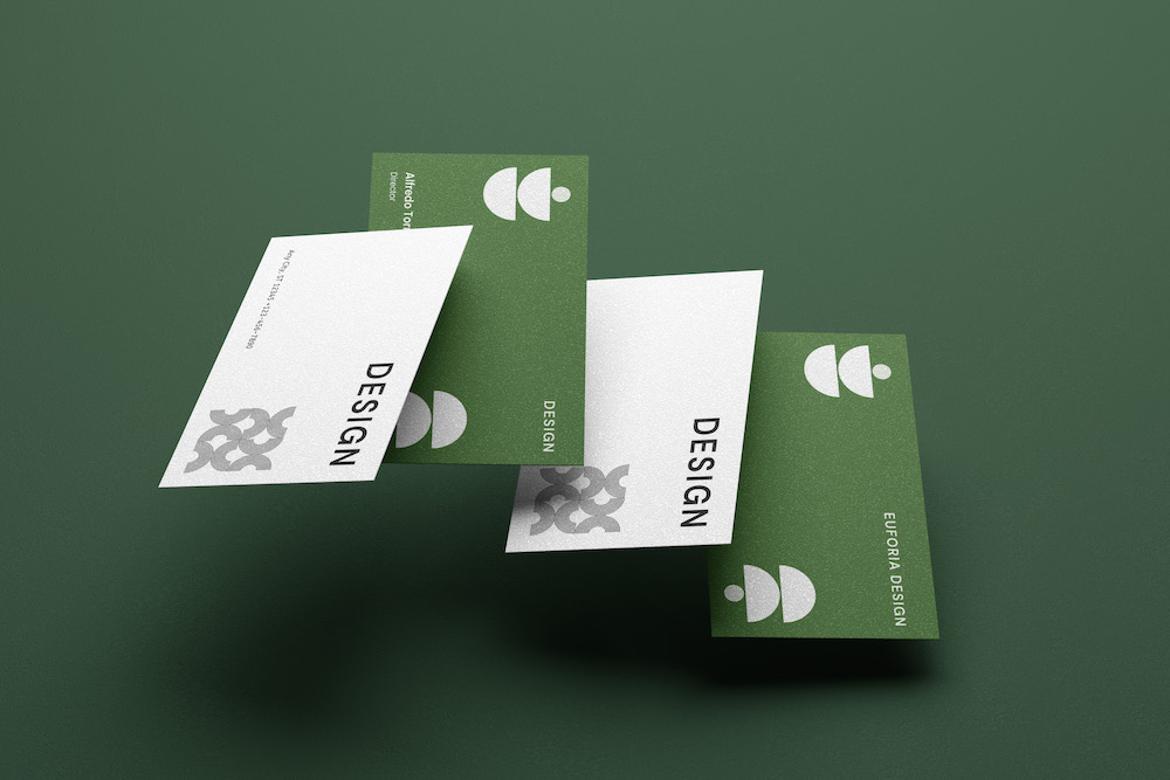 Elegant Business Card Mockup Set