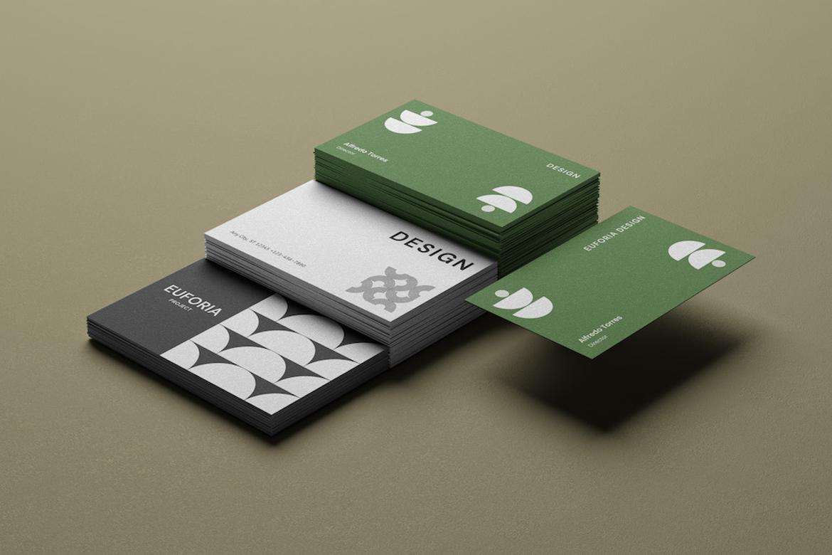 Elegant Business Card Mockup Set