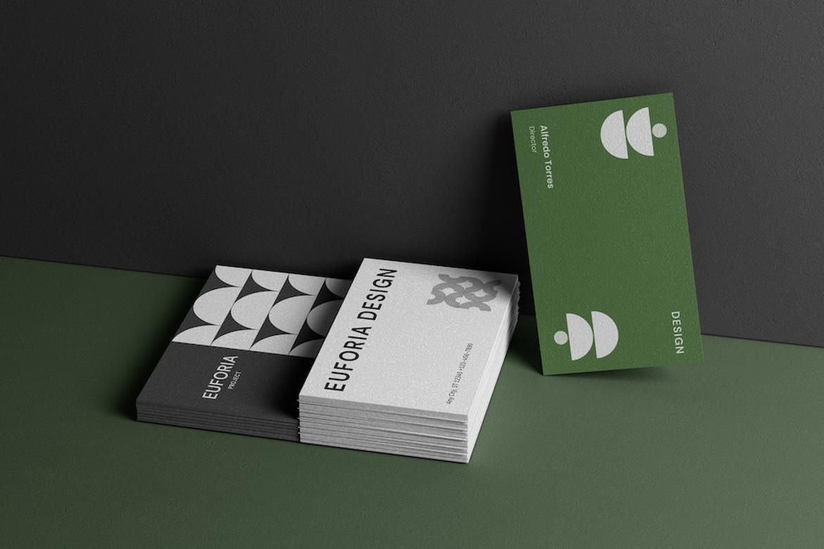 Elegant Business Card Mockup Set