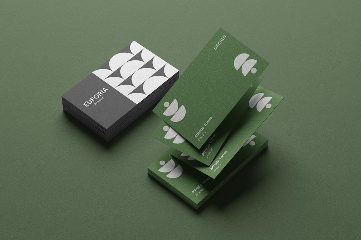 Elegant Business Card Mockup Set